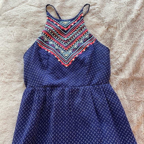 American Eagle maxi dress. Blue. Size 00. - Picture 2 of 4